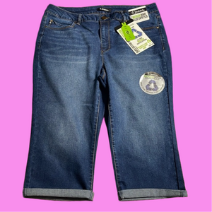 NWT d jeans rolled Capri jeans 14w